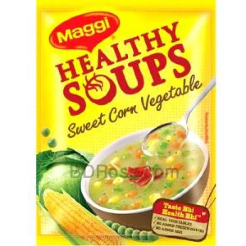 Maggi sweet corn veg soup
