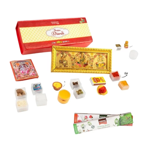 Diwali pooja kit set